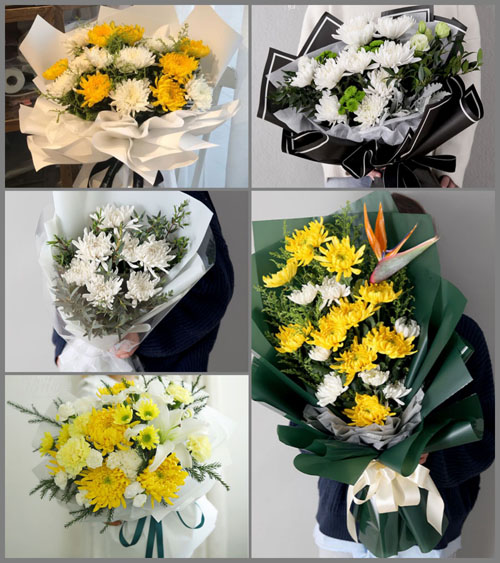 广东湛江市廉江市石岭镇三脚墩村白事花束代送